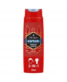 Captain Shower Gel + Shampoo - Shower gel for body and hair
