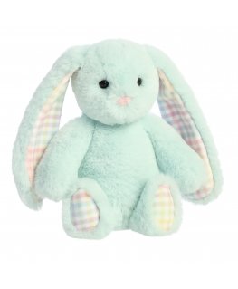 AURORA Plush blue bunny, 18 cm
