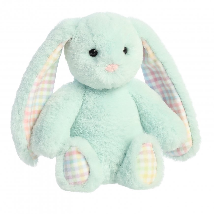 AURORA Plush blue bunny, 18 cm