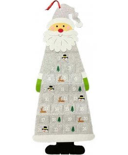 Christmas decoration Saska Garden ADVENT CALENDAR CHRISTMAS Grey