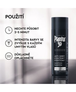Shampoo with anti-grey effect