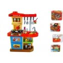Lean Toys Virtuvė vaikams su garsais ir tikru tapsteliu Lean Toys Virtuvė vaikams su garsais ir tikru tapsteliu