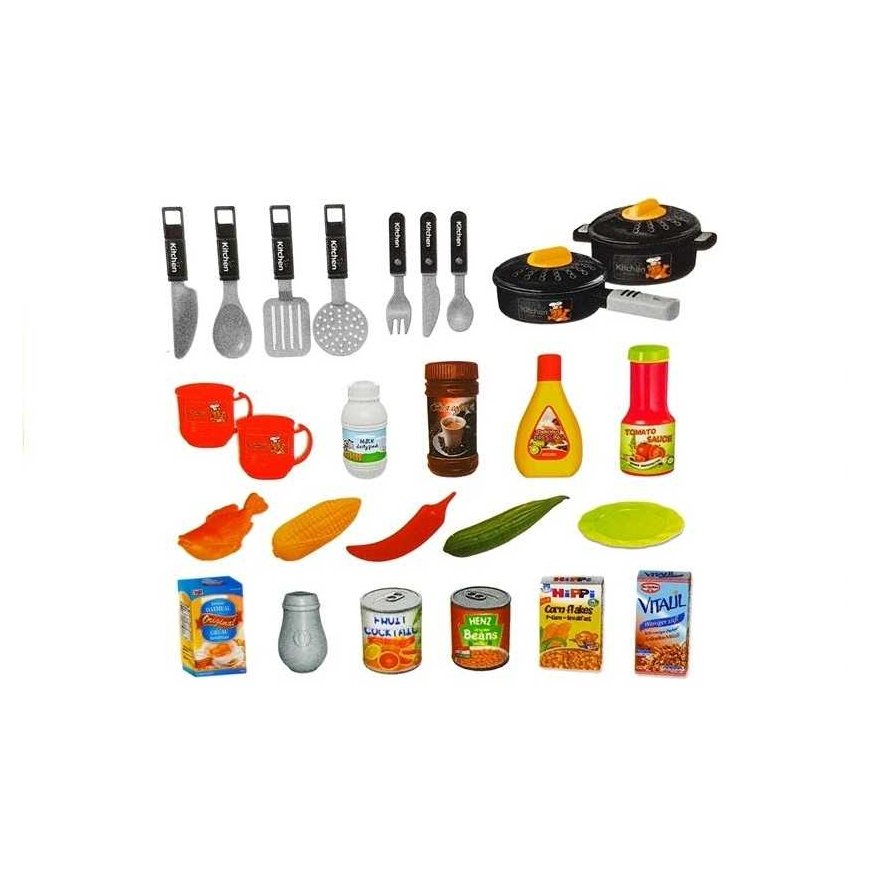 Lean Toys Kitchen for children with sounds and real taps – 3