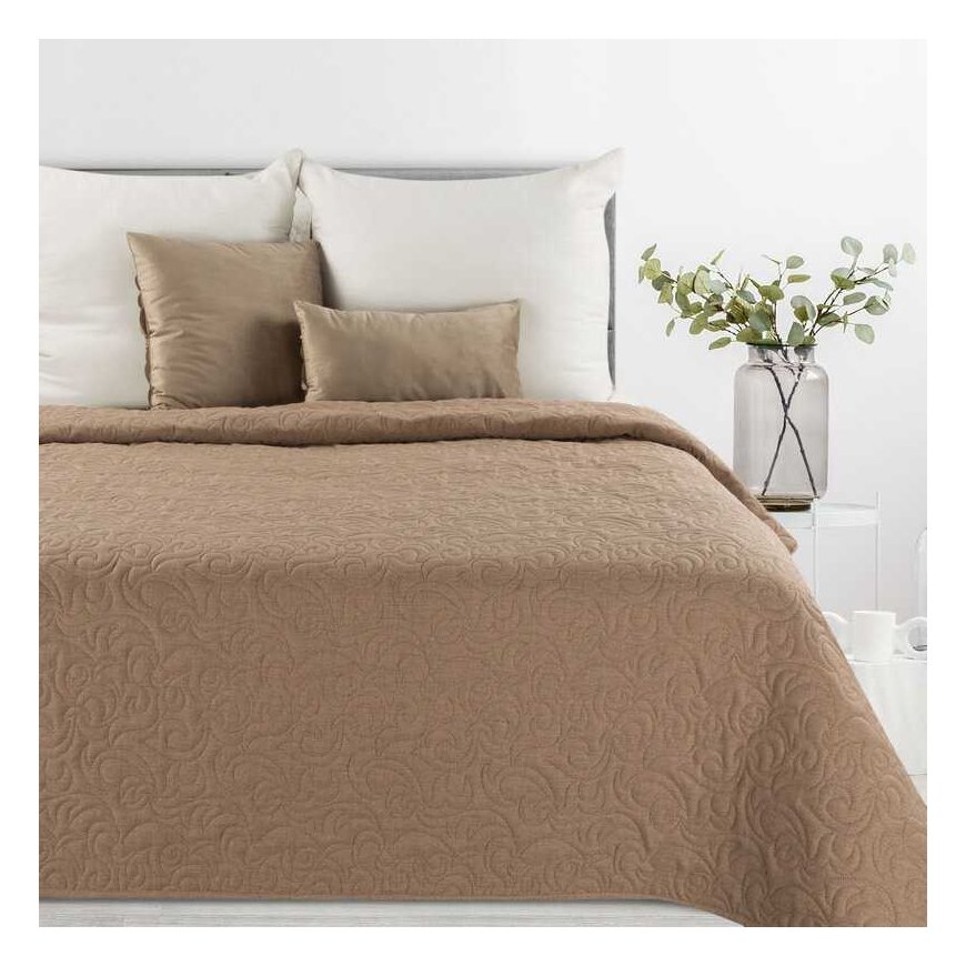 Eurofirany CHON/LEN/4/BRÄZ 220X240 BRÄZ Bedspread Bedspread