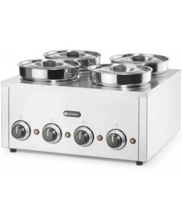 Hendi Bain marie electric heater for dishes, sauces, soups Thermosystem 4 800 W 4 x 4 l