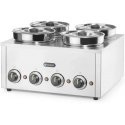 Hendi Bain marie electric heater for dishes, sauces, soups Thermosystem 4 800 W 4 x 4 l Hendi Bain marie electric heater for dishes, sauces, soups Thermosystem 4 800 W 4 x 4 l