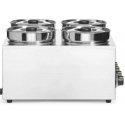 Hendi Bain marie elektrinis šildytuvas patiekalams, padažams, sriuboms Thermosystem 4 800 W 4 x 4 l Hendi Bain marie elektrinis šildytuvas patiekalams, padažams, sriuboms Thermosystem 4 800 W 4 x 4 l
