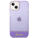 Dėklas Guess GUHCP14SHGCOU iPhone 14 / 15 / 13 6.1" violetinė/violetinė hardcase Translucent Dėklas Guess GUHCP14SHGCOU iPhone 14 / 15 / 13 6.1" violetinė/violetinė hardcase Translucent