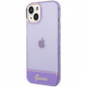 Dėklas Guess GUHCP14SHGCOU iPhone 14 / 15 / 13 6.1" violetinė/violetinė hardcase Translucent Dėklas Guess GUHCP14SHGCOU iPhone 14 / 15 / 13 6.1" violetinė/violetinė hardcase Translucent
