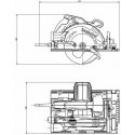 Diskinis Pjūklas METABO 1200W 160x20mm CASE KS 55 FS Diskinis Pjūklas METABO 1200W 160x20mm CASE KS 55 FS
