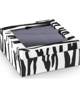 AmeliaHome Jewelry box AH GLASEN ZEBRA 18x7