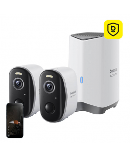 Baseus N1 2K Outdoor Camera Set of 2 (White)