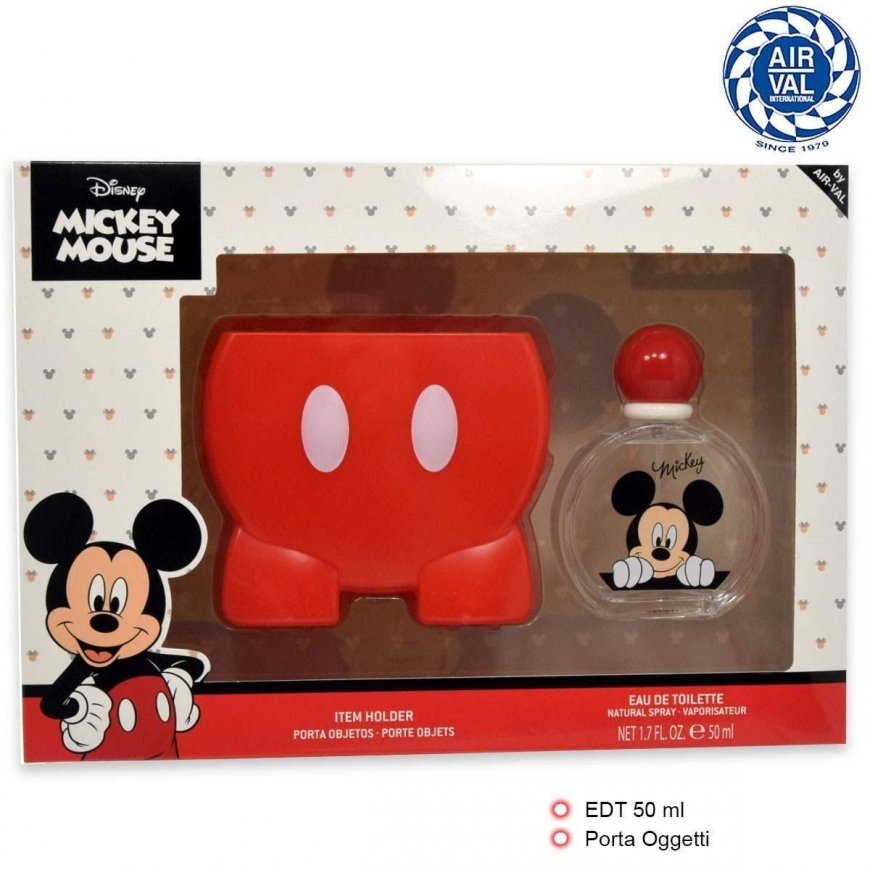 Mickey Mouse EDT 50ml Gift Set and Accessory Holder – 2