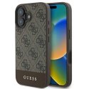 Case Guess GUHCP16MG4GLBR iPhone 16 Plus 6.7" brown/brown hardcase 4G Bottom Stripe Case Guess GUHCP16MG4GLBR iPhone 16 Plus 6.7" brown/brown hardcase 4G Bottom Stripe