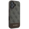 Case Guess GUHCP16MG4GLBR iPhone 16 Plus 6.7" brown/brown hardcase 4G Bottom Stripe Case Guess GUHCP16MG4GLBR iPhone 16 Plus 6.7" brown/brown hardcase 4G Bottom Stripe