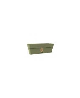 Flower box with tray Ethica 50x18x17cm white