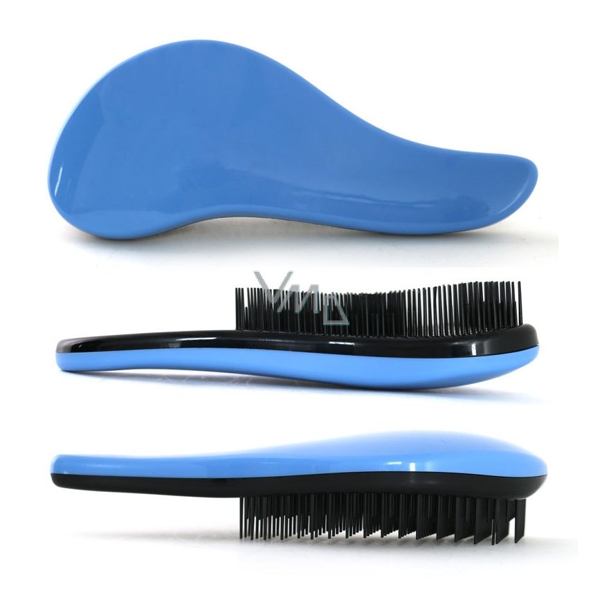 Dtangler Blue - Hair brush with handle