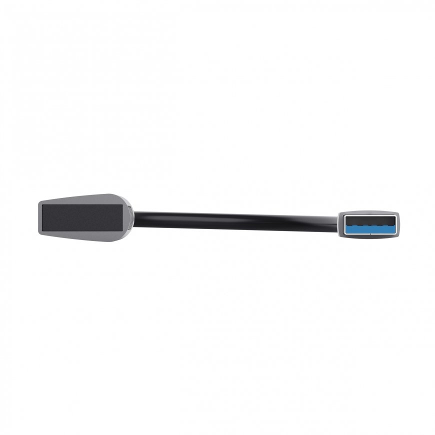 Trust Halyx USB 3.2 Gen 1 (3.1 Gen 1) Type-A 5 Mbit/s Melns, Pelēks – 4
