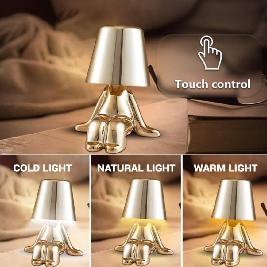 Night lamp Golden Man design L