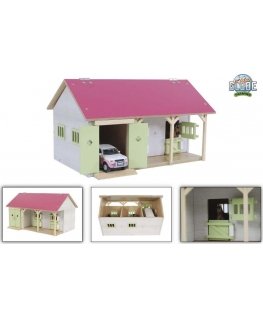 Hipo Farma AST. STABLE, wooden, TWO BOXES, 2 models, 34x22x19 cm