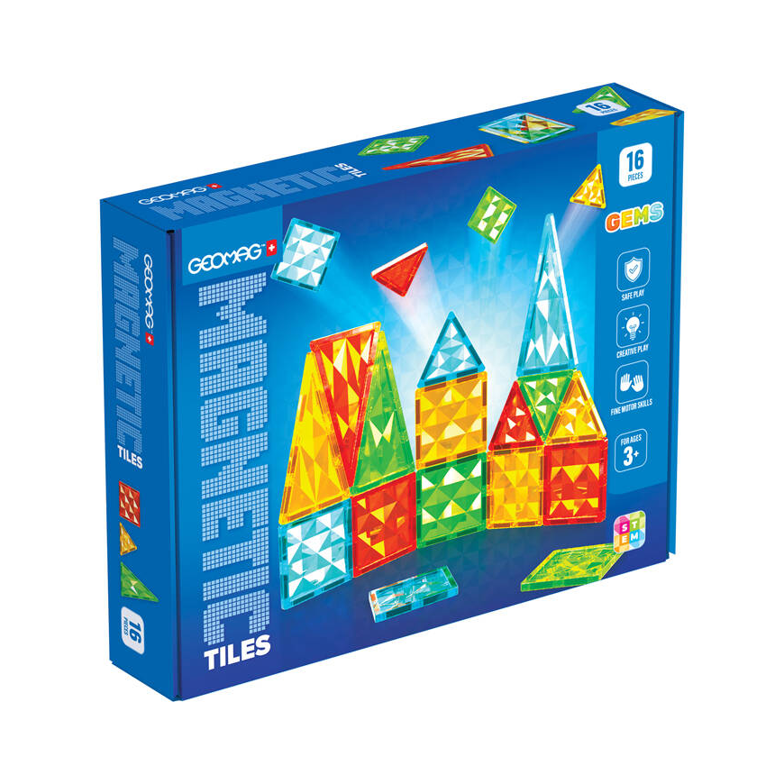 Geomag Gems 16 magnetic tiles – 2