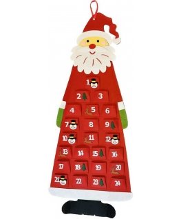 Christmas Decoration Saska Garden ADVENT CALENDAR CHRISTMAS SALAD RED