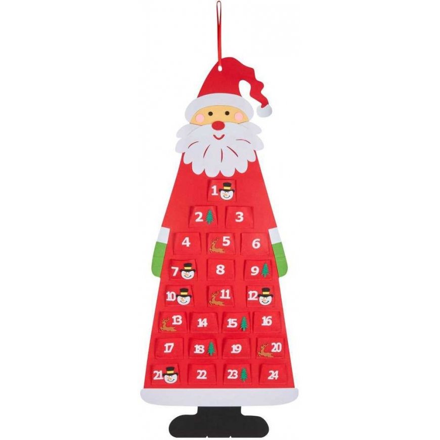 Christmas Decoration Saska Garden ADVENT CALENDAR CHRISTMAS SALAD RED – 3
