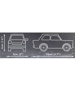 Cobi Klocki 72 parts Trabant 601