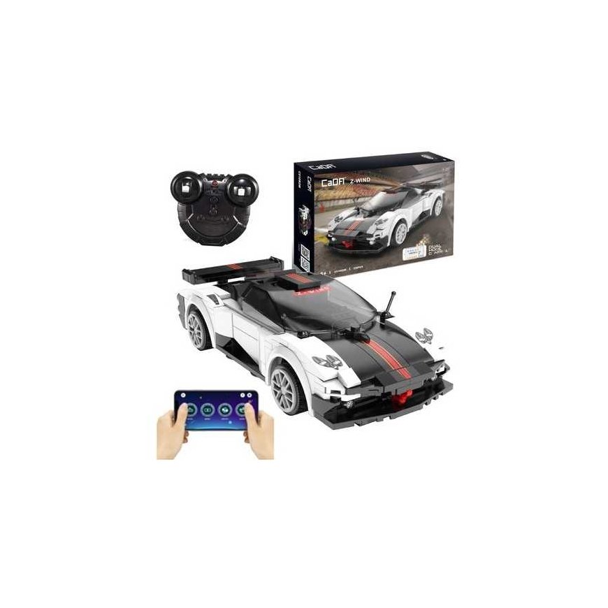 Klocki konstrukcyjne CaDA Zdalnie sterowane Auto sportowe Z-Wind Balta Autko wyścigowe Samochód Sports Car 258 dalys RC