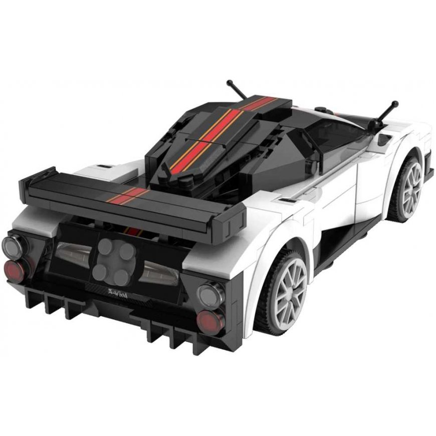 Klocki konstrukcyjne CaDA Zdalnie sterowane Auto sportowe Z-Wind Balta Autko wyścigowe Samochód Sports Car 258 dalys RC – 4
