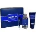 Montblanc Mont Blanc Explorer Ultra Mėlyna 100ml EDP 100ml + Travel Purškiklis 7,5ml + Dušo želė 100ml Kvepalai Vyrams Rinkinys