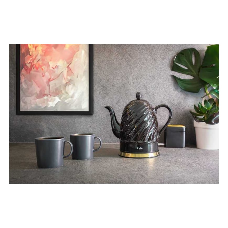Ceramic kettle Zyle ZY20KWG, 1.5 l, black – 4