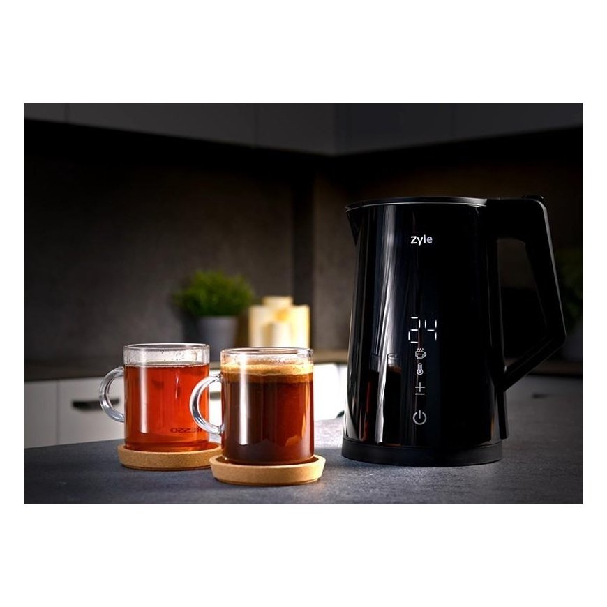 Elektrinis virdulys Zyle ZY286BK,1,7 l talpa, valdomas programėle su WiFi ryšiu, temperatūros reguli – 4