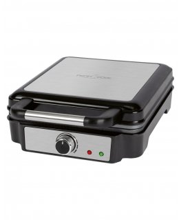 ProfiCook PC-WA 1241 4 waffle(s) 1200 W Black, Stainless steel