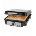 ProfiCook PC-WA 1241 4 waffle(s) 1200 W Black, Stainless steel