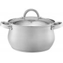 Pot with glass lid Domingo 16 cm 2.1 l DOMOTTI Pot with glass lid Domingo 16 cm 2.1 l DOMOTTI