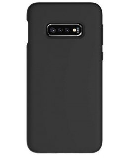 Samsung S10e Premium Soft Touch Silicone Case Black