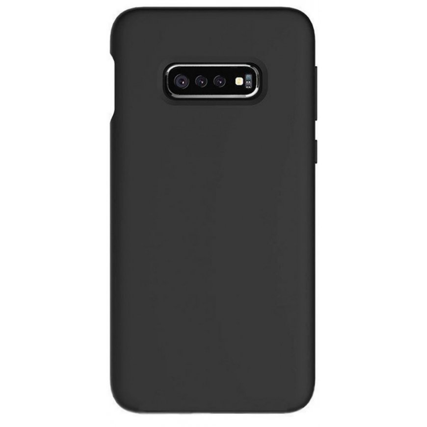 Samsung S10e Premium Soft Touch Silicone Case Black