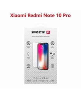 Swissten Ultra Slim Tempered Glass for Xiaomi Redmi Note 10 Pro