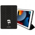 Karl Lagerfeld KLFC10SAKHPKK iPad 10.2" Folio Magnet Allover Cover black/black Saffiano Monogram Ikonik