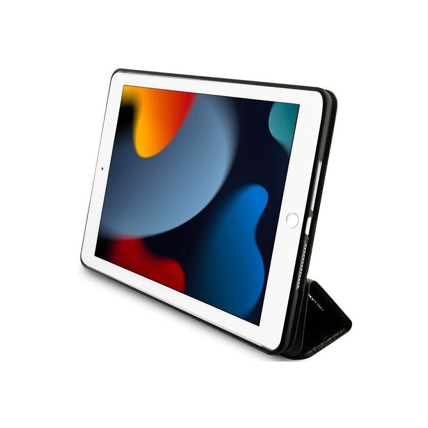 Karl Lagerfeld KLFC10SAKHPKK iPad 10.2" Folio Magnet Allover Cover juoda/juodas Saffiano Monogram Ikonik – 5