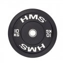 HMS Fitness BBR10 1 tk Olympic Kummiga kaetud raskusketas