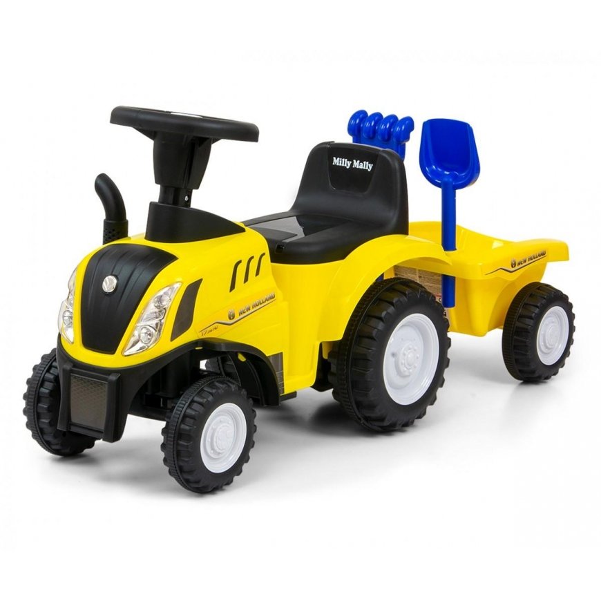 Sõiduk New Holland T7 Traktor Kollane Milly Mally Sõiduauto – 2