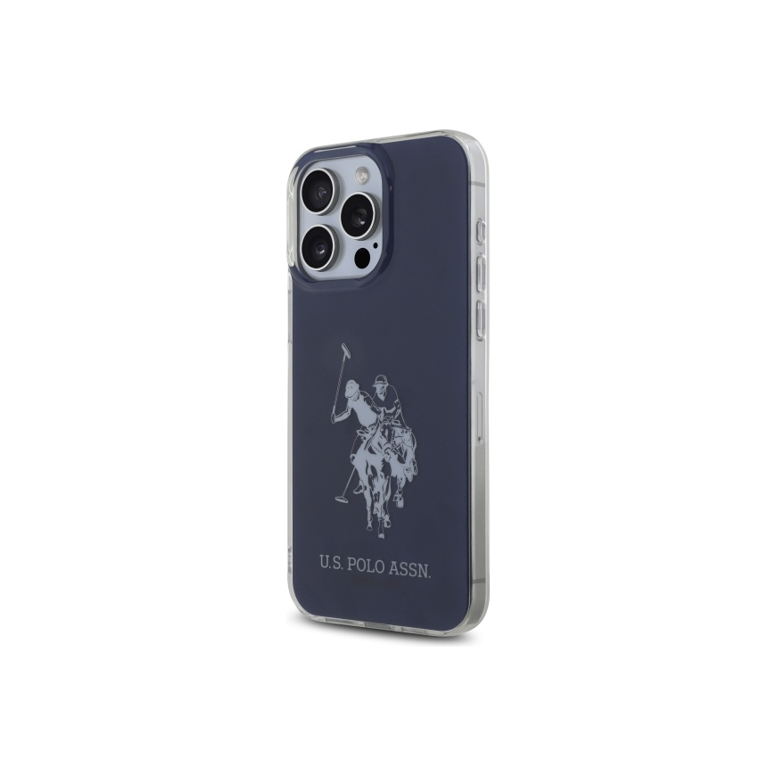 Dėklas Us Polo Assn US Polo USHCP15XTPUHRBV iPhone 15 Pro Max 6,7" mėlyna/mėlynas Shiny Big Logo – 4