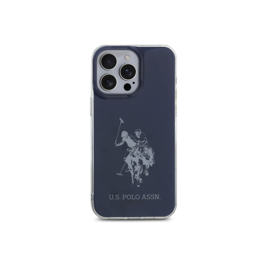 Case Us Polo Assn US Polo USHCP15XTPUHRBV iPhone 15 Pro Max 6.7" blue/blue Shiny Big Logo – 5