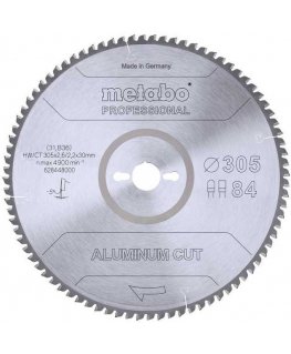 METABO PIŁA TARCZOWA FZ/TZ 305x30x84z ALUMINIUM CUT PROFESSIONAL