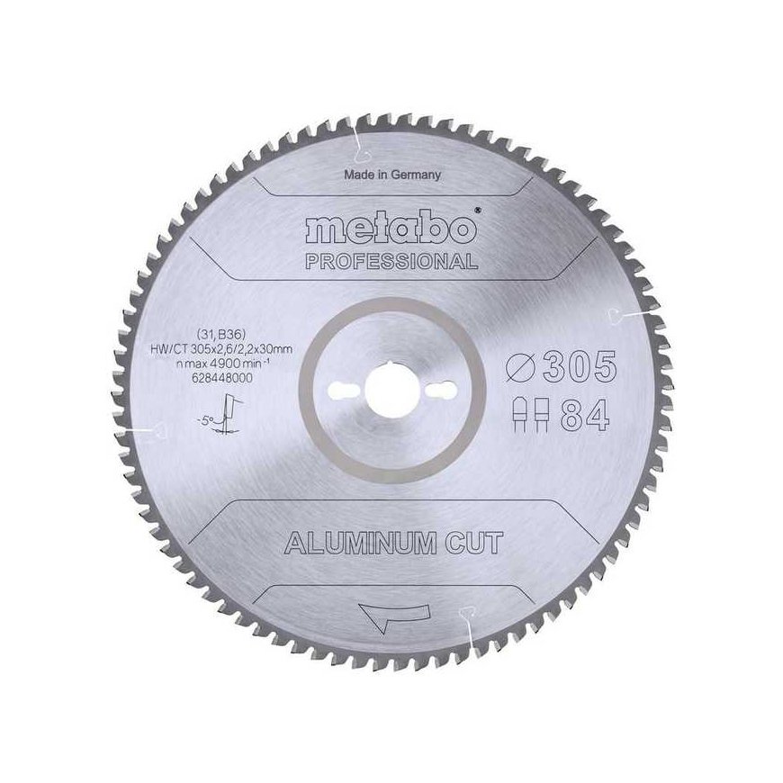 METABO PIŁA TARCZOWA FZ/TZ 305x30x84z ALUMINUM