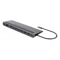 Deltaco USBC-DOCK2 kannettavien tietokoneiden telakka ja porttitoistin Langallinen USB 3.2 Gen 1 (3. Deltaco USBC-DOCK2 kannettavien tietokoneiden telakka ja porttitoistin Langallinen USB 3.2 Gen 1 (3.