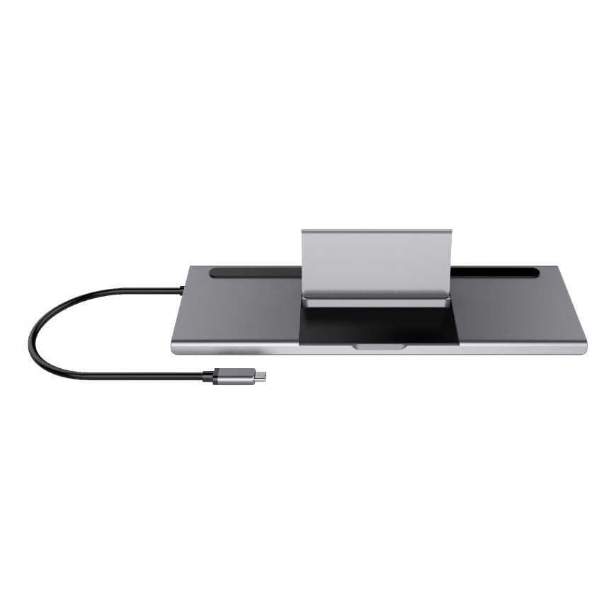 Deltaco USBC-DOCK2 laptop dock/port replicator Wired USB 3.2 Gen 1 (3.1 Gen 1) Type-C Grey – 3