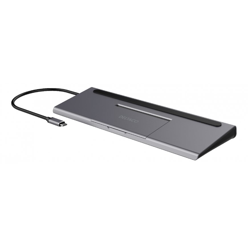 Deltaco USBC-DOCK2 laptop dock/port replicator Wired USB 3.2 Gen 1 (3.1 Gen 1) Type-C Grey – 4